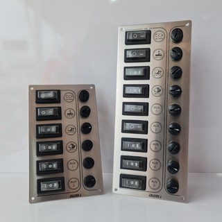 แผงสวิตซ์เรือกันน้ำ รุ่น อัลตร้า "SP Ultra" Switch Panel  รับประกันสินค้า 3 ปี [Lalizas]