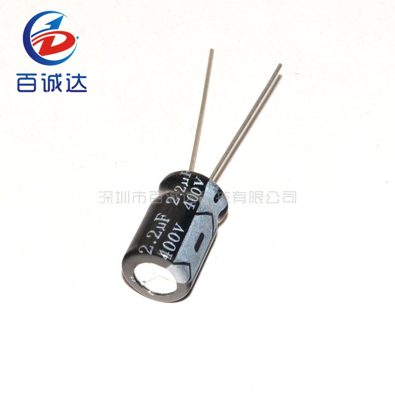 50 ชิ้น/เซ็ต 400V 2.2UF 2.2UF400V 8*12 Electrolytic capacitor 400 V 2.2UF อลูมิเนียม Electrolytic ca