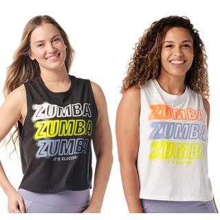 มาใหม่ Zumba เสื้อกล้ามออกกําลังกาย ผ้าฝ้าย Z1T0 0098