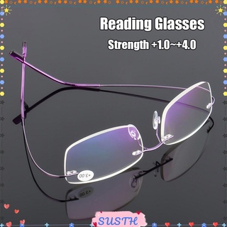 แว่นตาอ่านหนังสือ Sushen Strength + 1 . 0 ~ + 4 . 0 สําหรับผู้ชายและผู้หญิง