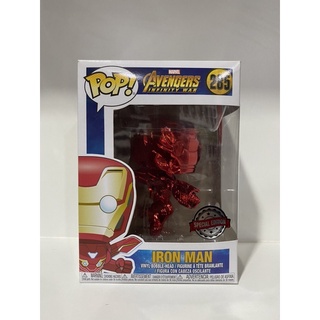 Funko Pop Iron Man Red Chrome Marvel Exclusive 285