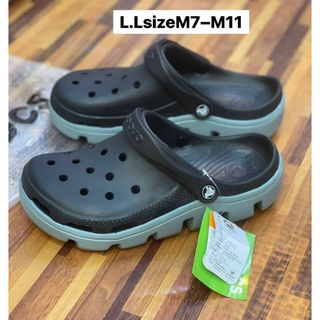 รองเท้าแตะสวม crocs มีสินค้าพร้อมส่งนิ่มใส่สบายมีสาย40--45