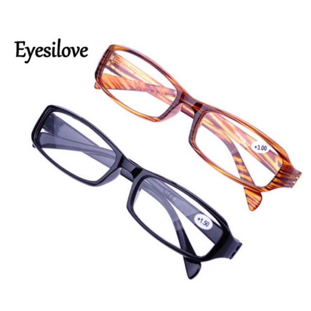 Eyesiloveราคาถูกแฟชั่นแว่นอ่านหนังสือผู้หญิงผู้ชายพลาสติกอ่านแว่นตาสายตายาวglases + 150 + 200 + 250 + 300