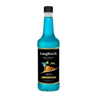 ลองบีช ไซรัปบลูโอเชี่ยน ขนาด 740 มล. LongBeach Blue Ocean Syrup size 740 ml.