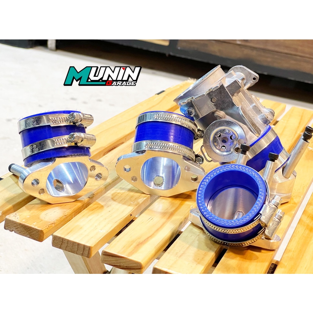 คอหลีด2หัวฉีดใส่ลิ้นcbr250/crf รูกลม/รูวงรี4วาล์วเล็ก/รูวงรี4วาล์วใหญ่ งานตัวแพงCNC พร้อมยาง+เช็มขัดเลส สำหรับสายสุด - รูปที่ 2