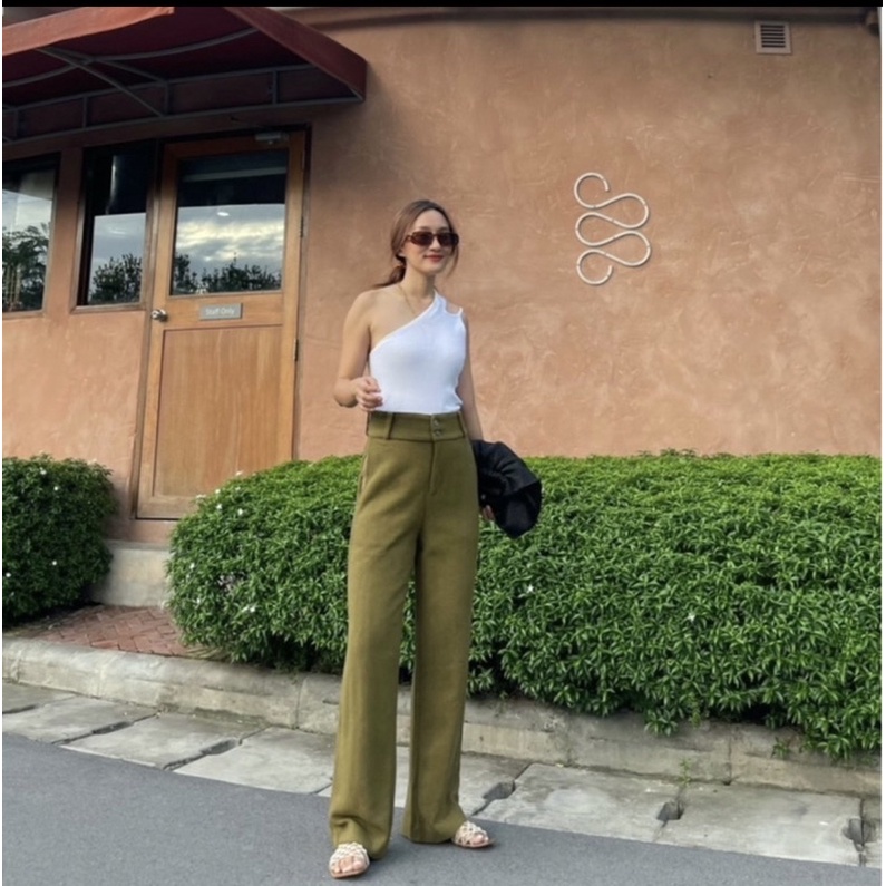 กางเกง botani pants size m แบรน knockknockth