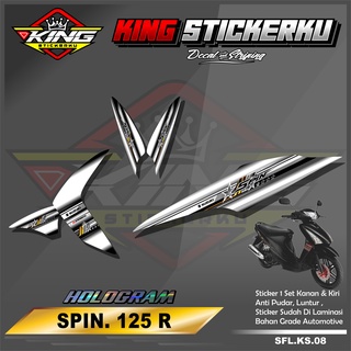 Suzuki Spin 125 R Variation Striping Sticker - Spin 125r สติกเกอร์ติดรถจักรยานยนต์ Ks.08