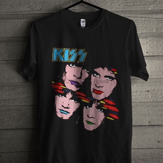 [S-5XL] เสื้อยืด พิมพ์ลายวง KISS Asylum แฟชั่นสําหรับผู้ชาย และผู้หญิง