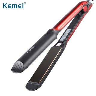 Kemei KM-531 ที่หนีบผม  ทำผมตรงหรือลอน ผมตรงสวยเป็นธรรมชาติ ร้อนเร็ว 160°C - 220°C ควบคุมอุณหภูมิได้ เคลือบเซรามิก