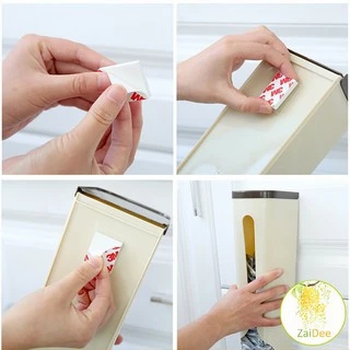 กล่องเก็บถุงพลาสติก ถุงขยะ ที่เก็บถุง พร้อมส่ง Reuse Plastic Bags Keeper Dispenser