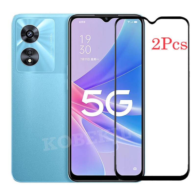 OPPO A97 5GกระจกนิรภัยคุณภาพสูงOPPO A97 A 97 OPPOA97 5Gป้องกันหน้าจอคลุมทั้งหมดฟิล์มแก้ว