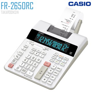 เครื่องคิดเลข Casio 12 หลัก FR-2650RC แบบพิมพ์ - อิ้งโรลล์