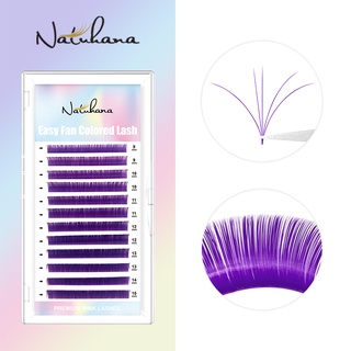 NATUHANA ชนิด D สีรุ้ง แบบช่อ รถยนต์ ธรรมชาติ ขนมิ้ง ทำช่อดsอกไม้ง่ายๆ ขนตาปลอม ขนตา ขนตาปลอมขนมิ้ง