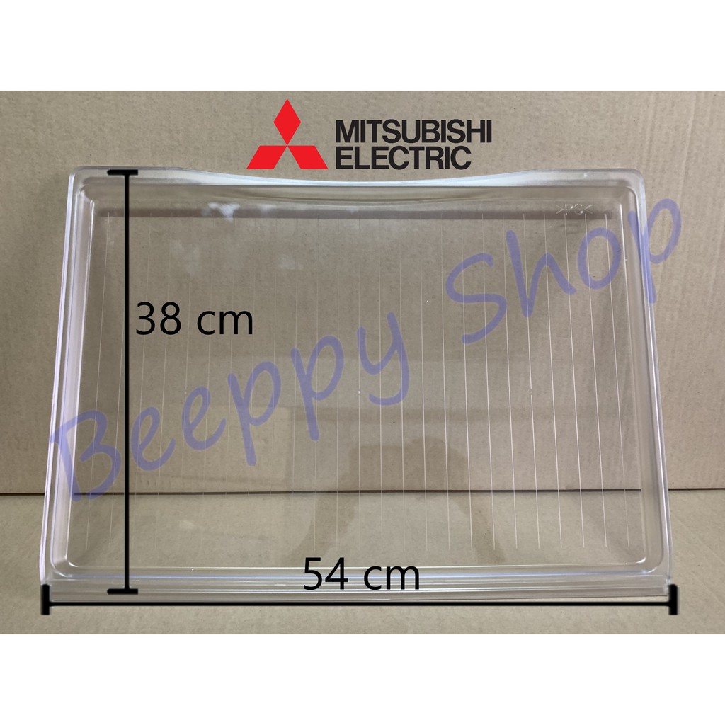 ชั้นวางของในตู้เย็น MITSUBISHI มิตซูบิชิ รุ่น MR-F31/F33/F35/F36 ถาดวางของในตู้เย็น ถาดชั้นวางของ