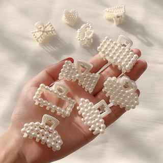 Pearl hair clip | กิ๊บหนีบผมประดับมุกจิ๋ว กิ๊บมุกจิ๋ว กิ๊บจิ๋ว กิ๊บมุก กิ๊บไข่มุก กิ๊บน่ารัก กิ๊บเกาหลี (พร้อมส่งจากไทย)