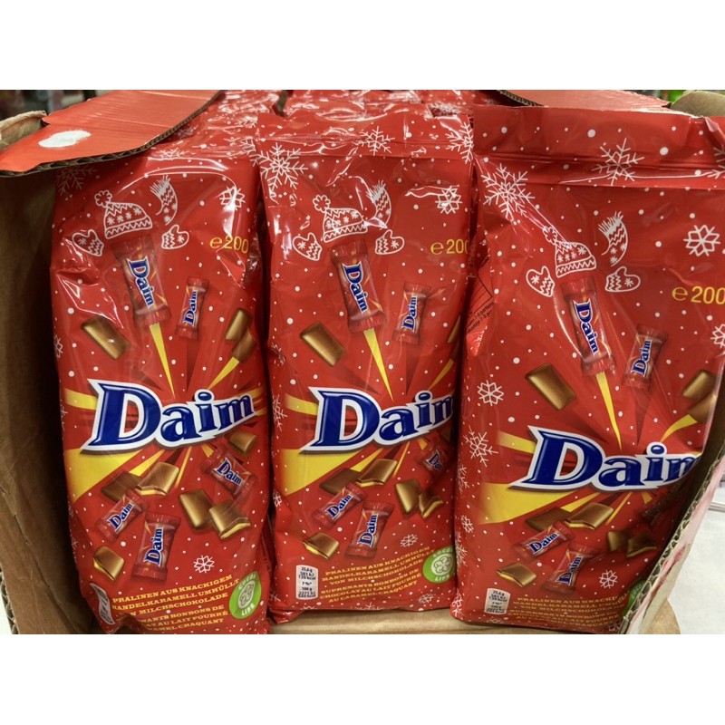 Daim 190฿‼️#1ห่อมี30เม็ด #ช็อกโกแลตเคลือบอัลมอนด์คาราเมล #หวานมัน #หอมอร่อย#😋#ช็อกเดม #daim #daimtha