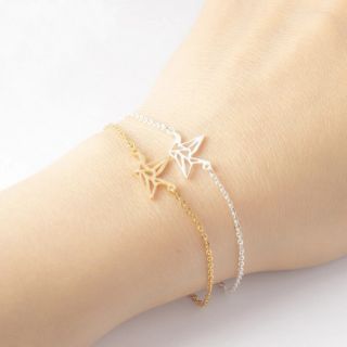 สร้อยข้อมือนกกระดาษ • Origami Crane Bracelet