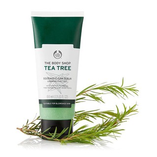 พร้อมส่ง The Body Shop Tea Tree Squeaky-Clean Scrub 100ml.