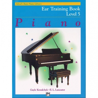 หนังสือเรียนเปียโน Alfred Basic Piano Ear Training 5