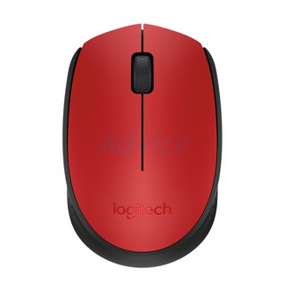 Wireless Optical Mouse LOGITECH (M-171R) Red/Black