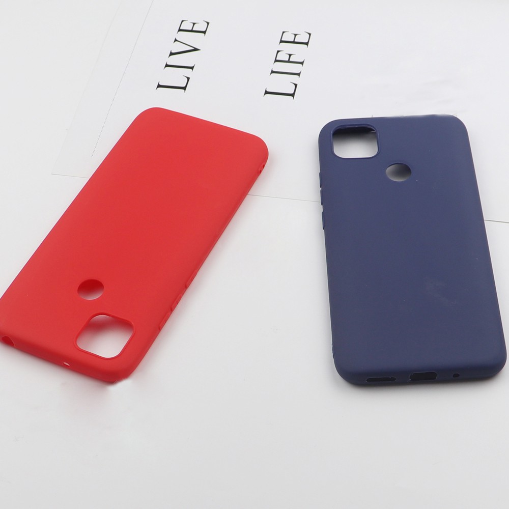 Redmi 9C 9A 9 Candy Color Slim Thin Soft TPU Matte Skin Silicon Android เคสโทรศัพท์ - รูปที่ 5