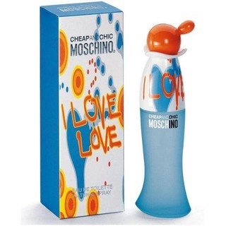 แท้ค่ะ กล่องซีล Moschino Cheap and Chic I Love Love EDT 100ml