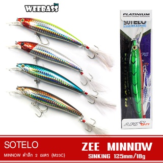 SOTELO - รุ่น ZEE MINNOW M23C (125mm) เหยื่อปลั๊ก เหยื่อปลอม (2)