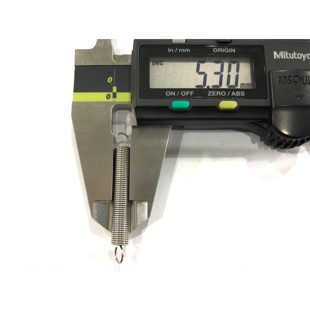 #7 สปริงดึง ลวดสแตนเลส 0.6มิล นอก 5.3มิล ยาวเนื้อ 30มิล ยาวรวมตะขอวัดนอก 39.6มิล ราคาต่อ 1ตัว - รูปที่ 6