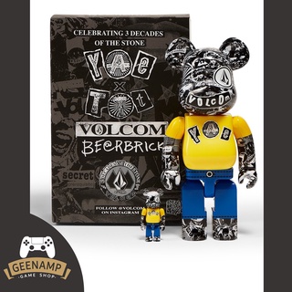 Be@rbrick Volcom size: 400% &amp; 100% - Bearbrick by Medicom Toy