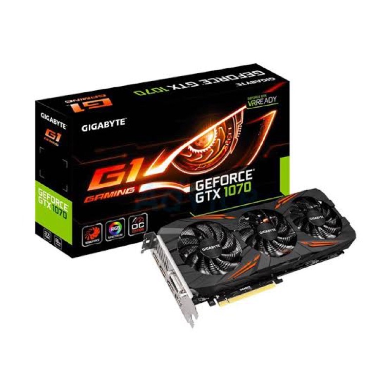 gtx 1070 gigabyte มือ2 พร้อมส่ง