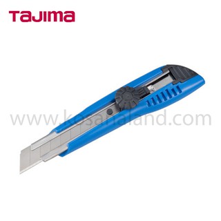 TAJIMA มีดคัตเตอร์ ด้ามพลาสติกหุ้มเหล็ก 18 มม. พร้อมใบมีดสำรอง 2 ใบ รุ่น LC-501