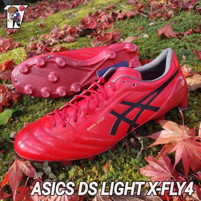 🔥🔥Asics X-fly4 ตัวทอปสุด หนังจิงโจ้ รองเท้าฟุตบอลของแท้💯%