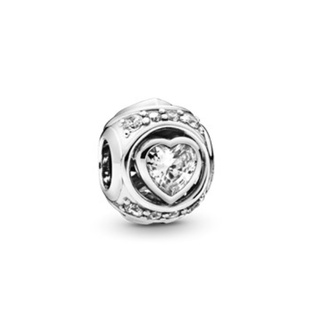 [พร้อมส่ง สินค้าแท้ 💯] Pandora Elevated Heart Charm