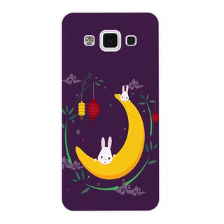 เคสโทรศัพท์ซิลิโคนพิมพ์ลายดวงจันทร์กระต่าย samsung a 3 a 5 a 7 a 8 plus 2016 2017 2018 note 3 4 5 8 e5