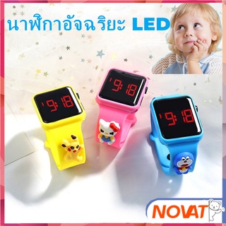 ใหม่ นาฬิกาข้อมือสมาร์ทวอทช์ มีไฟ Led กันน้ํา ลายการ์ตูน เหมาะกับการเล่นกีฬา สําหรับเด็ก