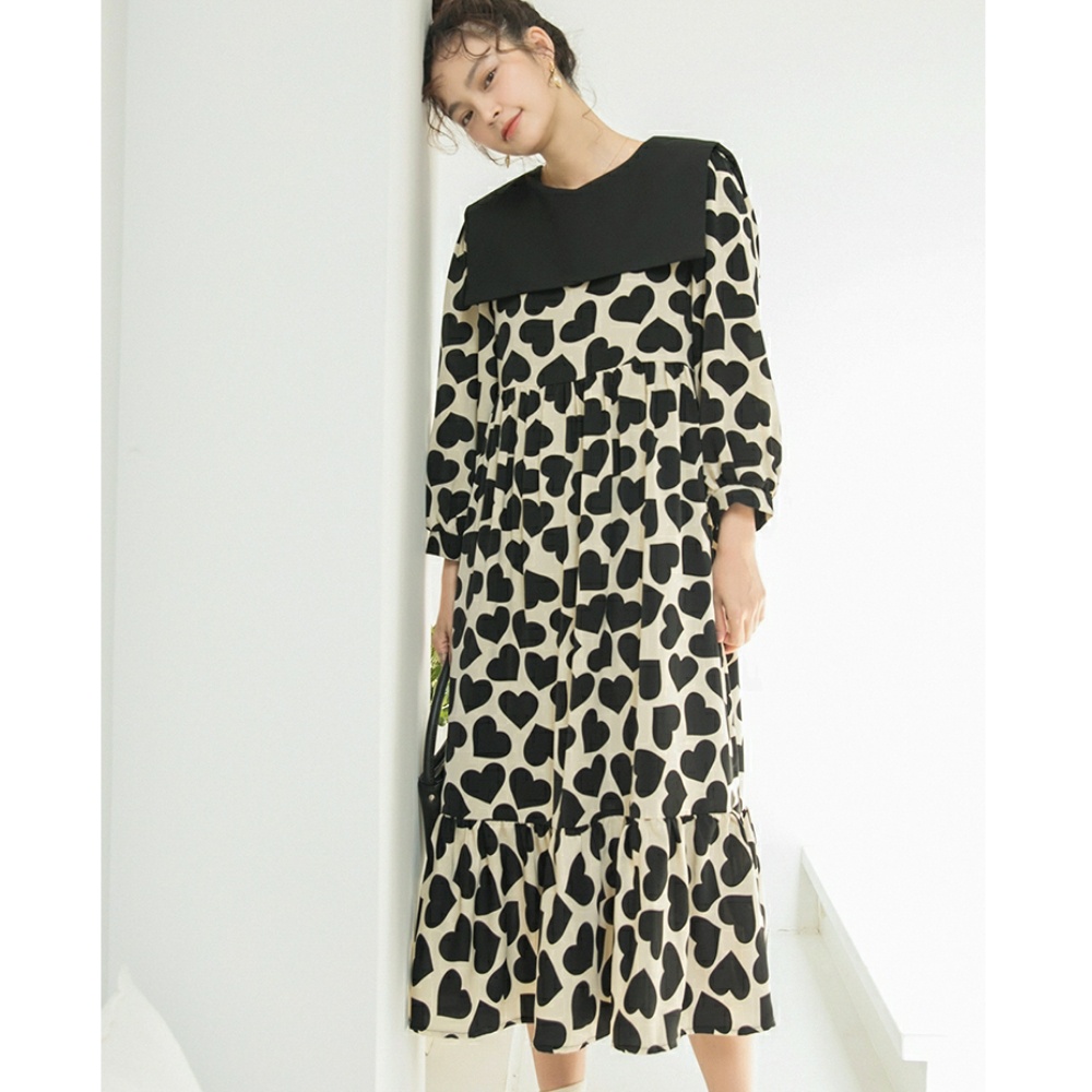 DRESS 8810 3M THREE M TM HEART DROP WAIST DRESS PREMIUM FASHION KOREAN IMPORT AFFORDABLE IMPORT