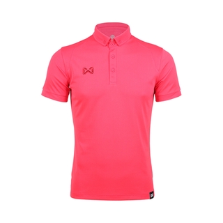 เสื้อโปโล WARRIX สีชมพู รุ่น Bubble WA-3324-PP