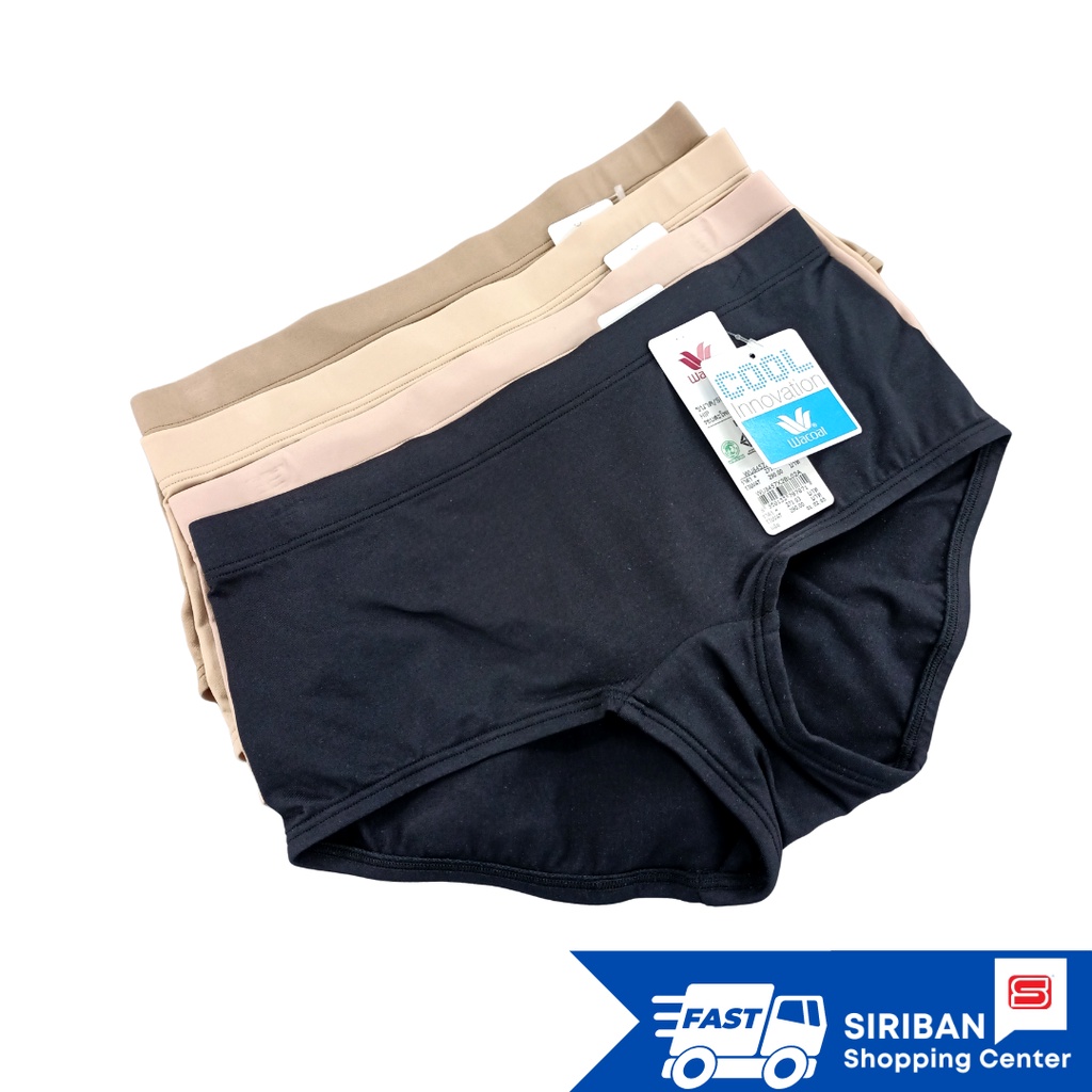 WACOAL กางเกงใน วาโก้ รูปแบบขาสั้น (Boyleg) เนื้อ (Nude) รุ่น WU8457 Wacoal Boyleg Panty เนื้อผ้า Ny