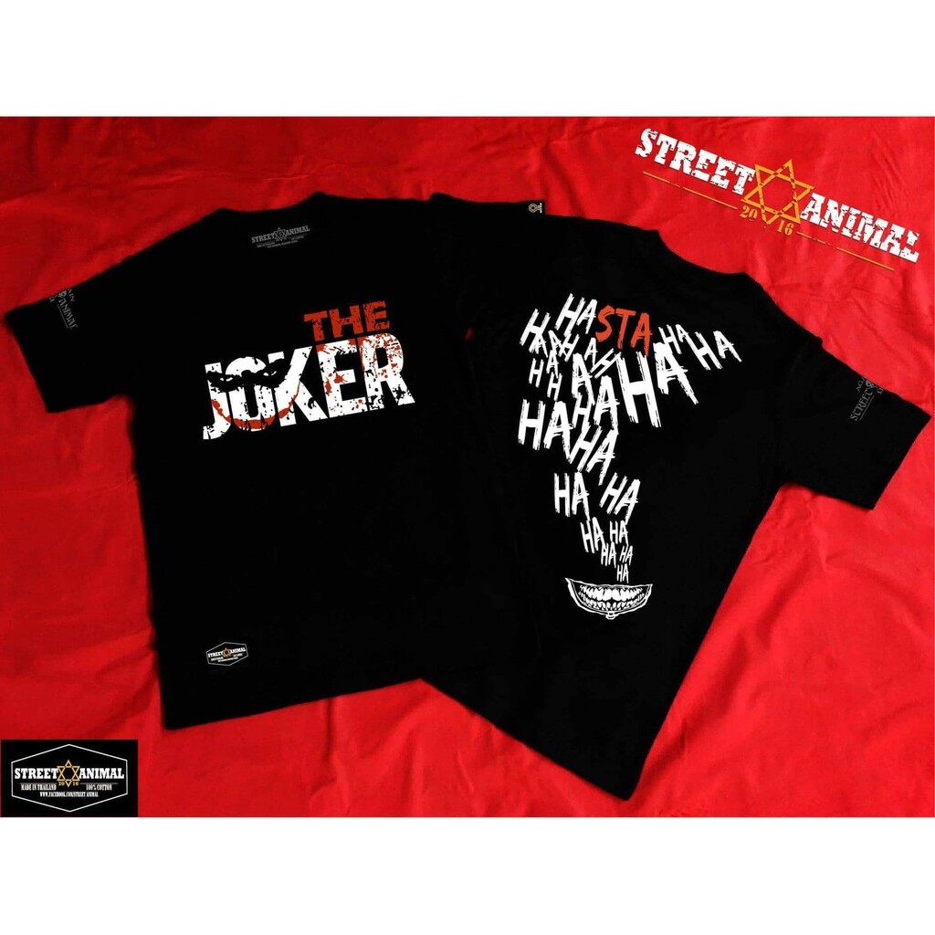 เสื้อยืดโจ๊กเกอร์ JOKER-555-BK