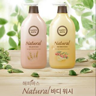 💛 พร้อมส่ง 💛 ครีมอาบน้ำ Happy Bath 900g. มี 2 สูตร หอมมากกกก  นำเข้าจากเกาหลี