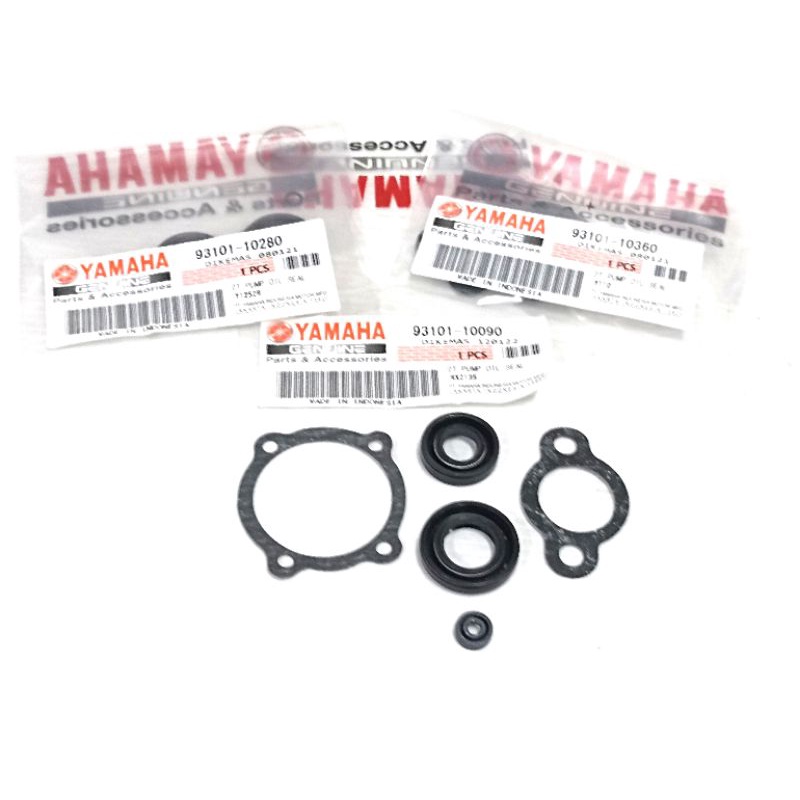 Yamaha Rxz Y125z Y110 Y100 Y80 ปะเก็นซีลน้ํามันปั๊ม 2T ชุด