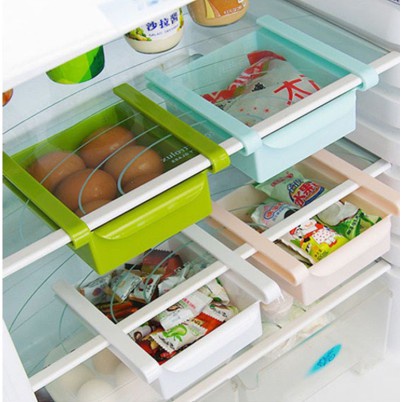 Others 26 บาท ลิ้นชักเพิ่มพื้นที่เก็บของในตู้เย็น ลิ้นชักตู้เย็น ลิ้นชักอเนกประสงค์ ลิ้นชักเก็บของ (DBHH-0029) Home & Living