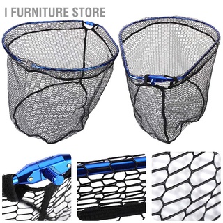 I Furniture store Aluminium Alloy Fishing Mesh Net Pear Shape Frame Diddle‑Net Rock Tackle