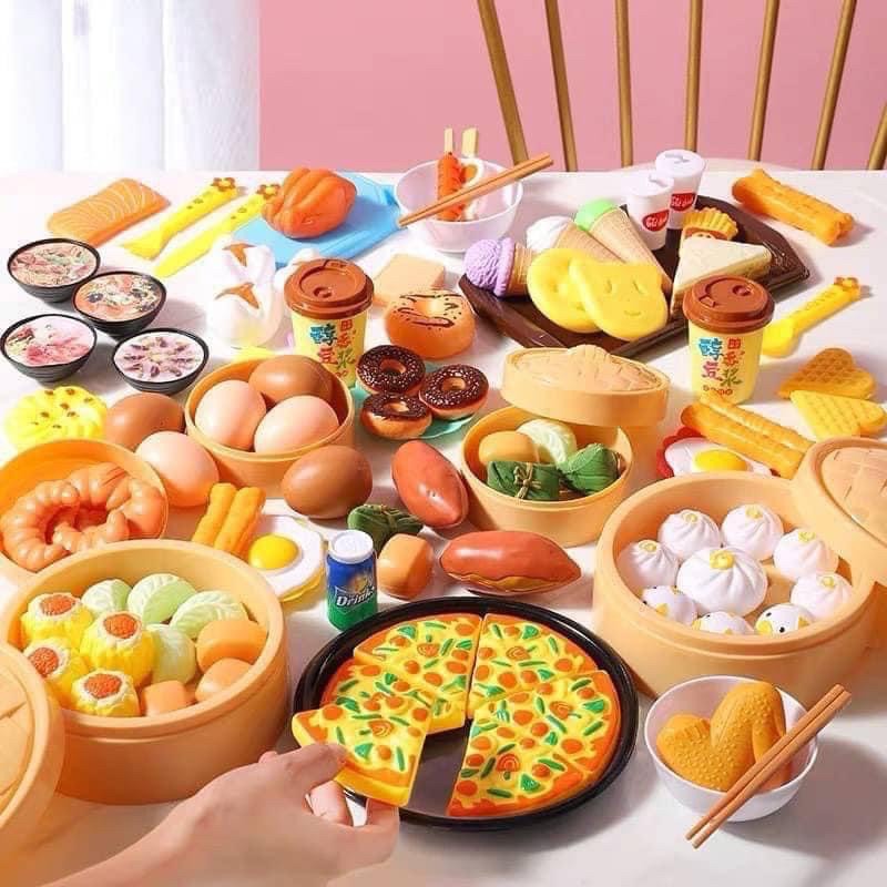 ชุดของเล่นติ่มซำ 80ชิ้น#พร้อมส่ง