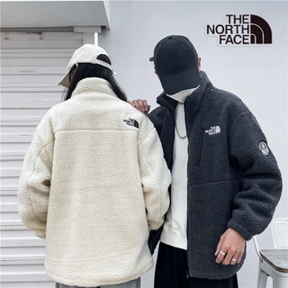 The NORTH Face ของแท้ 100% เสื้อแจ็กเก็ตลําลอง ผ้าฟลีซ ปักลาย ให้ความอบอุ่น แฟชั่นฤดูหนาว สําหรับผู้ชาย และผู้หญิง NJ4FL59J