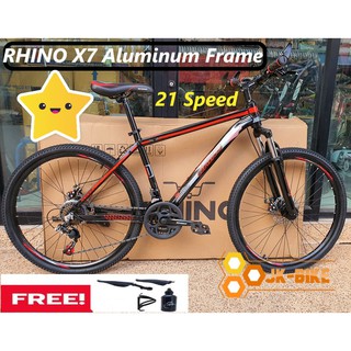 จักรยานเสือภูเขา เฟรมอัลลอย Rhino รุุ่น X7 21 Speed