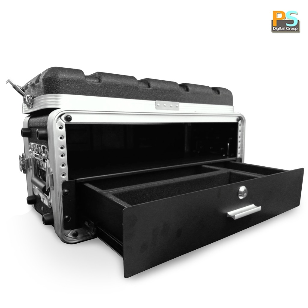 RACK ABS 4USD NPE กล่องใส่ ไมค์ลอย ขนาด 4U ลึก 9 นิ้ว rack แร็ค กล่องใส่ ไมค์ลอย ABS