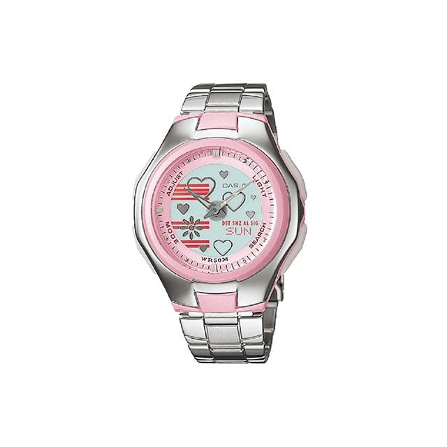 Casio Poptone นาฬิกาข้อมือ LCF-10D-4AV (Pink)