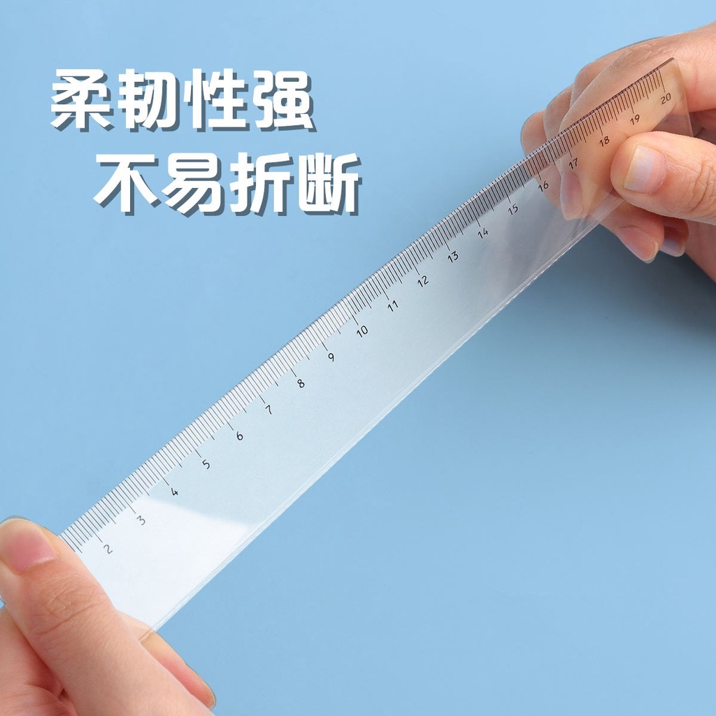 ไม้บรรทัด PEMBARIS lipat RULER พลาสติกพรีเมี่ยม STRAIGHT RULER BENDABLE SOFT FLEXIBLE PEMBARIS พลาสต