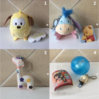 พวงกุญแจ รูปอียอ Eeyore และ UFUFY พร้อมตัวห้อยของ สามารถห้อยกระเป๋า ห้อยกุญแจก้ได้ ของใหม่ มือ 1 ของขวัญ